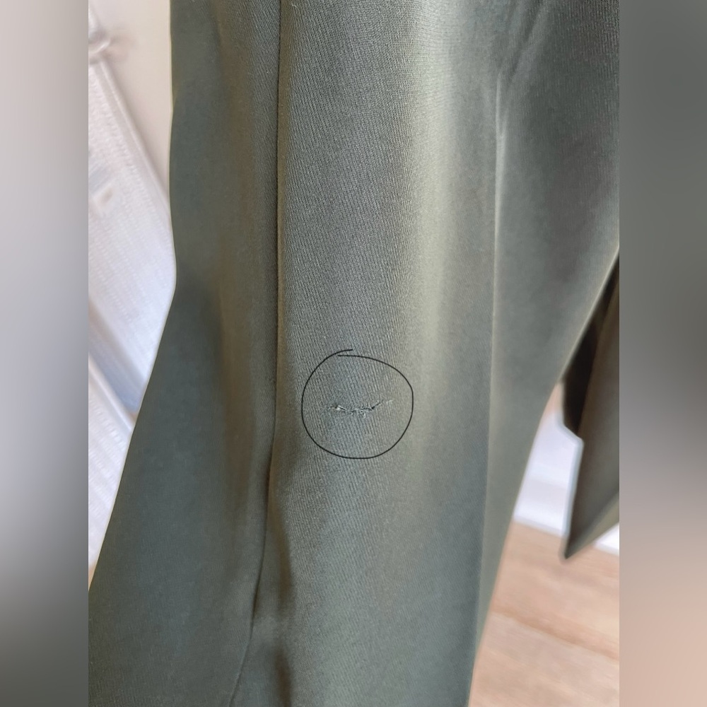 Vince Tailored Crop Ankle Pants in Dark Olive Size 12 - Picture 6 of 6